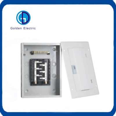 Single Phase Flush Mount Type 8way 12way Metal Distribution Board Load Center Electrical Metal Circuit Breaker Boxes