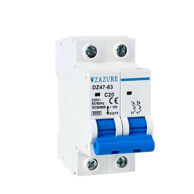  MCB Breakers 2p Circuit Dz47-63 High Quality MCB Price Miniature Circuit Breaker