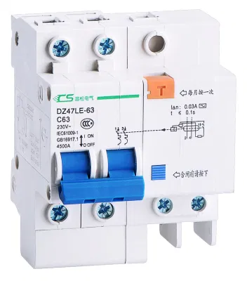 Dz47le - 63 2p 6ka Electronic RCBO RCCB with Overcurrent Protection