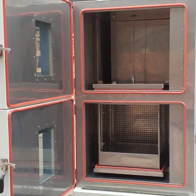 2 Zone Temperature Heat Cold Impact Test Chamber Rapid Temperature Change Test Box