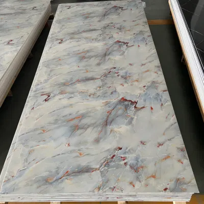 1220*2440mm 1220*2800mm 1220*2900mm PVC UV Marble Sheet Wall Panel Board