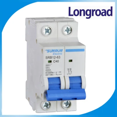 Low Cost Miniature Circuit Breaker Srb1-63-Series 4.5ka