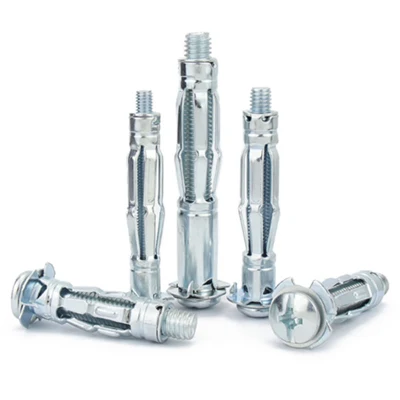 Heavy Duty Plasterboard Screw Plug Anchor Carbon Steel Hollow Wall Anchor Wall Plug Galvanized Anchor