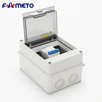 Ht-5 Plastic Waterproof 120*160*95mm ABS Surface Flush Type 5 Way Outdoor MCB Distribution Box Electrical Power Box
