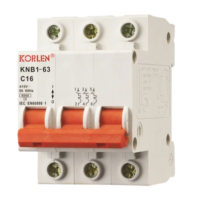 Miniature Circuit Breaker Motor Breaker Knb1-63