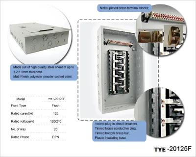 Low Voltage Electric Power Meter Panel Box Plug-in Tye Type Load Centers