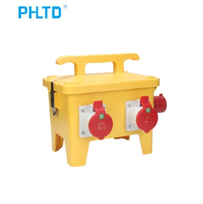 Portable Socket Distribution Box Manufacturers &amp; Suppliers Socket Box 32A3p Distribution Board Industrial Plugs and Sockets