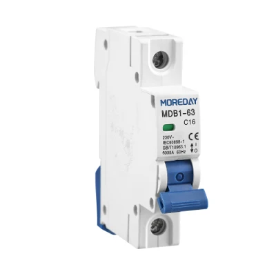 Dpn MCB 1p+N 6A 10A 16A 20A 25A 32A 40A 220V AC Mini Circuit Breaker 6ka C Curve B Curve
