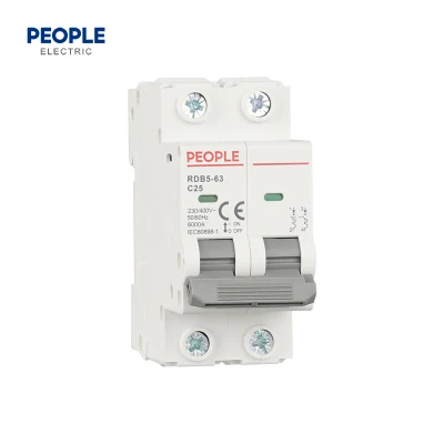 People Rdb5-63 Series Electrical Type Conventional Circuit Breaker MCB Mini/Miniature Circuit Breaker