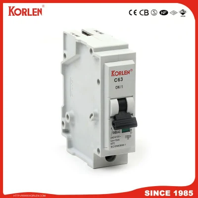 Korlen New Type Plug-in Mini Circuit Breaker MCB with High Making and Breaking Capacity 10ka