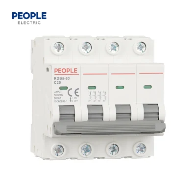 People Rdb5-63 Series Electrical Type Conventional Circuit Breaker MCB Mini/Miniature Circuit Breaker