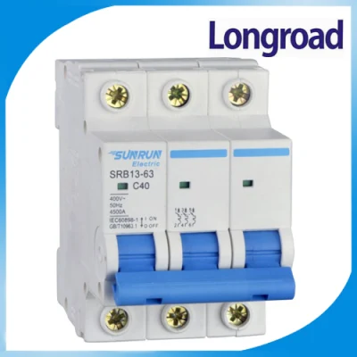 Low Cost Miniature Circuit Breaker Srb1-63-Series 4.5ka