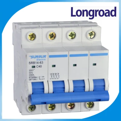 Low Cost Miniature Circuit Breaker Srb1-63-Series 4.5ka