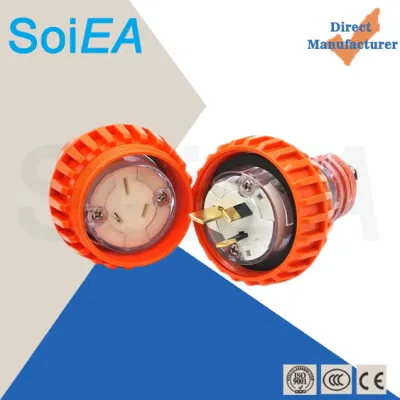 Manufacturer 3p 4 Pin 5p 32AMP 500V Male Electrical Connector Waterproof Australia Industrial Plug 56p332 56p432 56p532