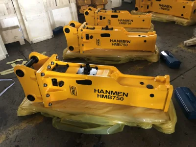 18 Month Warranty OEM Excavator 6ton 75mm Chisel Sb43 Martillo Hidraulico Hammer Manufacturer Rock Hydraulic Breaker for Road Construction