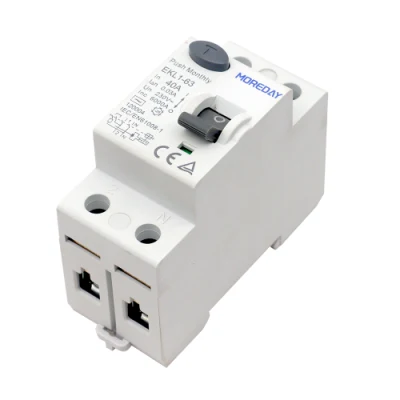 Moreday 1p+N RCBO OEM 30mA 6A 10A 16A 20A 25A 32A 40A Earth Leakage Circuit Breaker with Overload Protection