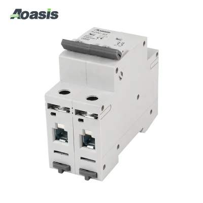 Aoasis Aon1-63 2p MCB 2/4/6/10/16/20/25/32/40/50/63A 63AMP AC 400V Mini Circuit Breaker