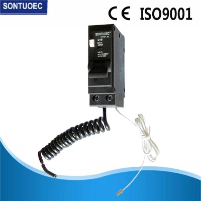  6ka 1p+N Plug in Type RCBO Black Color Circuit Breaker IEC61009.1 Standard