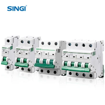 Manual Type DIN Rail Mounting Singi Mini Electric Circuit Breaker
