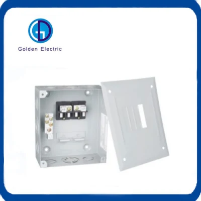 6way Single Phase Domestic Residnetial Commercial Distribution Box Load Center Electrical Panel Board with Circuit Breaker
