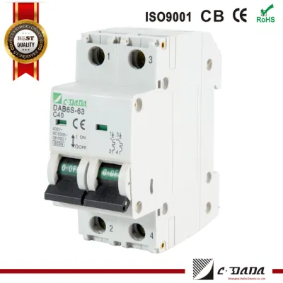DAB6s-63 6ka 2p CB Approved Miniature Circuit Breaker