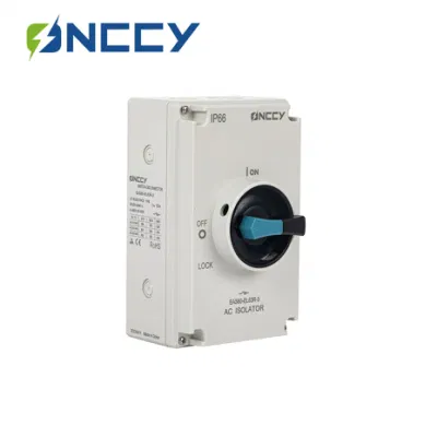 AC Isolator Enclosure Box 800V 16A-125A