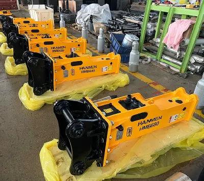 18 Month Warranty OEM Excavator 6ton 75mm Chisel Sb43 Martillo Hidraulico Hammer Manufacturer Rock Hydraulic Breaker for Road Construction