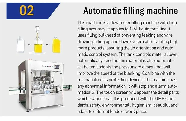 Edible Oil Sunflower Oil Filling and Packaging Equipment Production Line