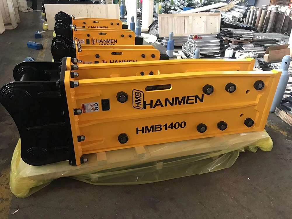 Long Service Life Durable Hydraulic Hammer Breaker Box Type with 135mm Diameter for 20 Ton Excavator