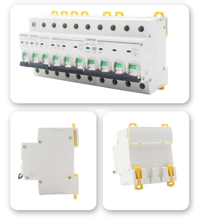 230V 400V 500V Single Phase 2 Pole Air MCB Circuit Breaker