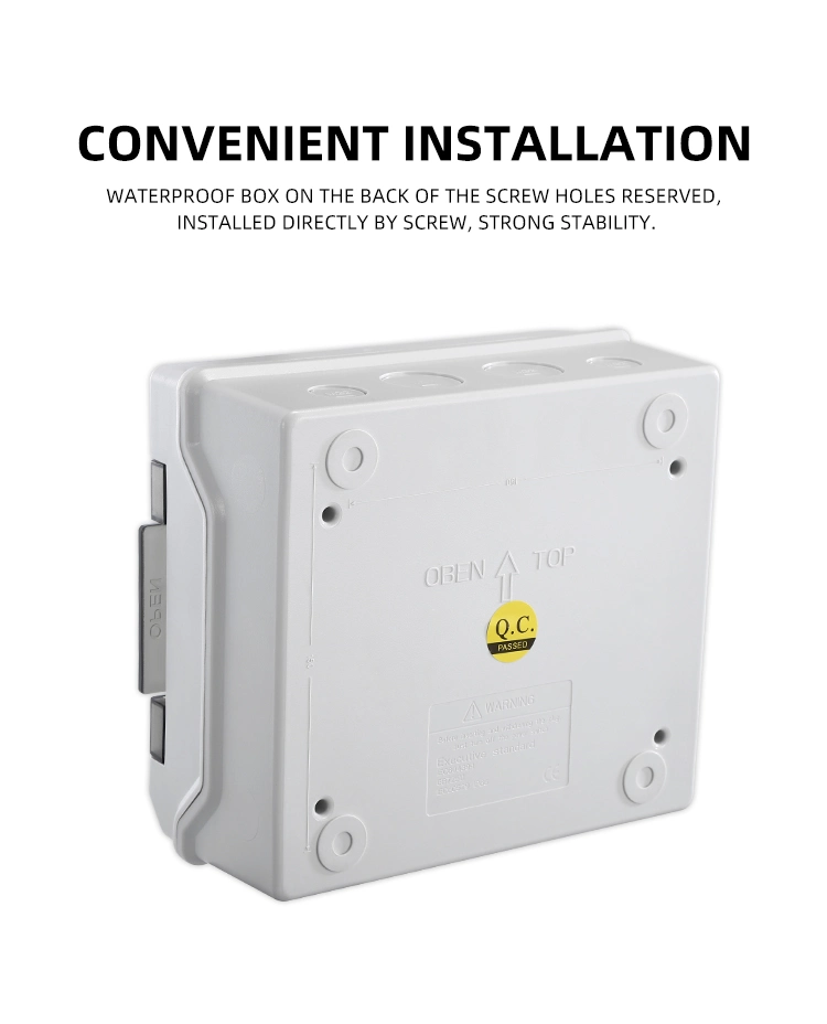 Moreday Solar PV Combiner Box DC/AC 1/1 2/1 4/1 4/2 5/1 6/1 12/1 Circuit Breaker SPD Fuse Connect Box