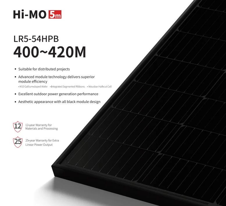 China CB Approved Longi Products Solar Panel Price 550W with Good Service Hi-Mo 5m