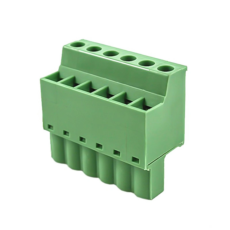 Phoenix 7.62mm Pitch Right Angle PCB Welding Plug in Terminal Block Connector