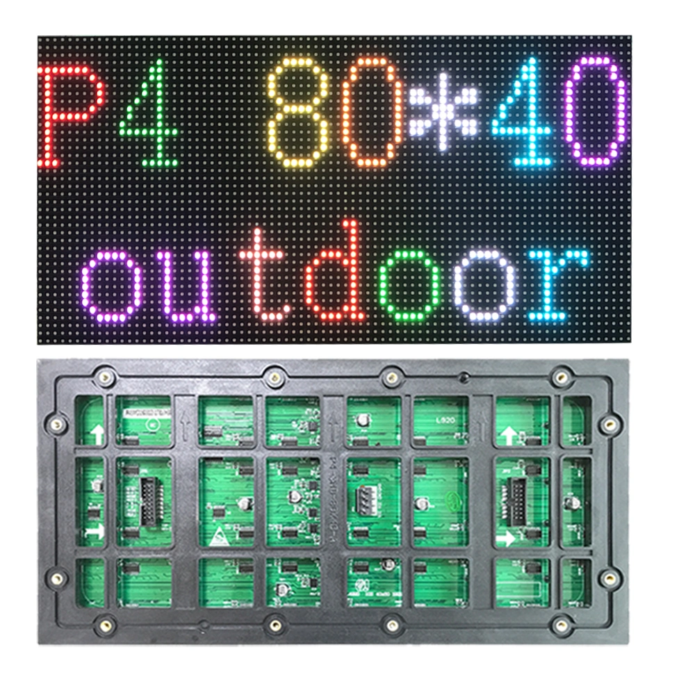 Wholesale P4 LED Display Module Advertising Video Screen Panel Outdoor Full Color LED Board 320*160mm