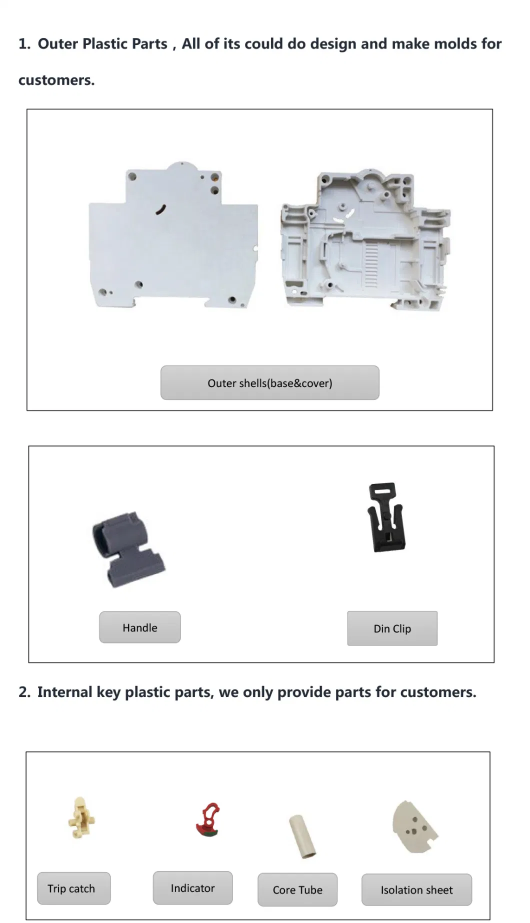 Jieli Scm RCCB Residual Current Circuit Breaker MCB