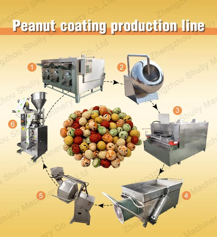 Hot Sale Nut Coating Machine Production Line