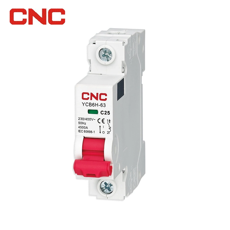 CNC Hot Product Residual Current Circuit Breaker 4.5 Ka with The Inmetro Certificate in Brazil Market (YCB6H-63)