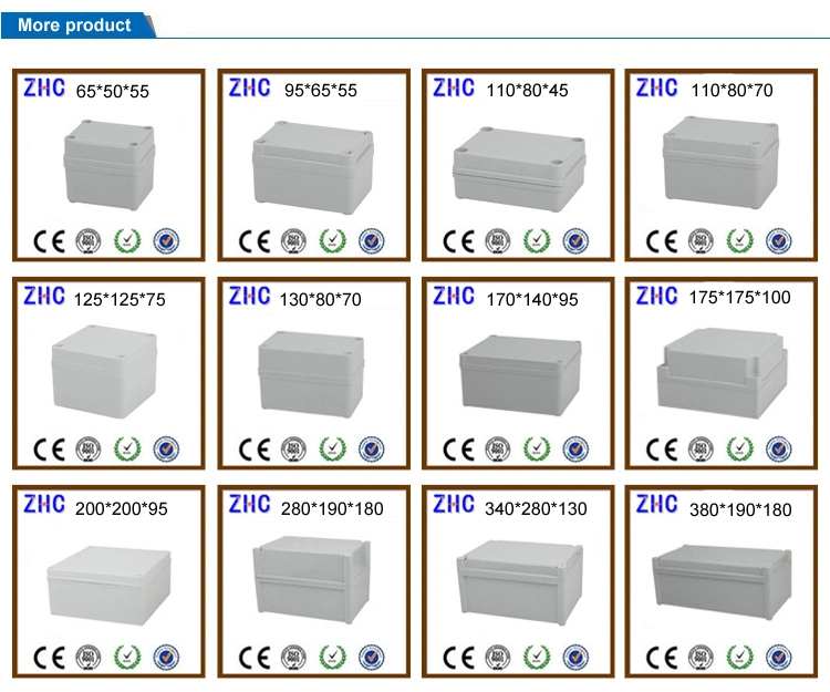 110*80*45 Small Distribution Electrical Floor Plastic Breaker Waterproof Junction Box