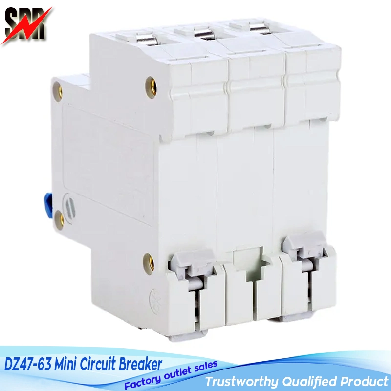 Dz47-63 1p, 2p, 3p, 4p Mini Circuit Breaker (DZ47 1P 2P 3P 4P MCB) , Dz47-63 Series Miniature Circuit Breakers