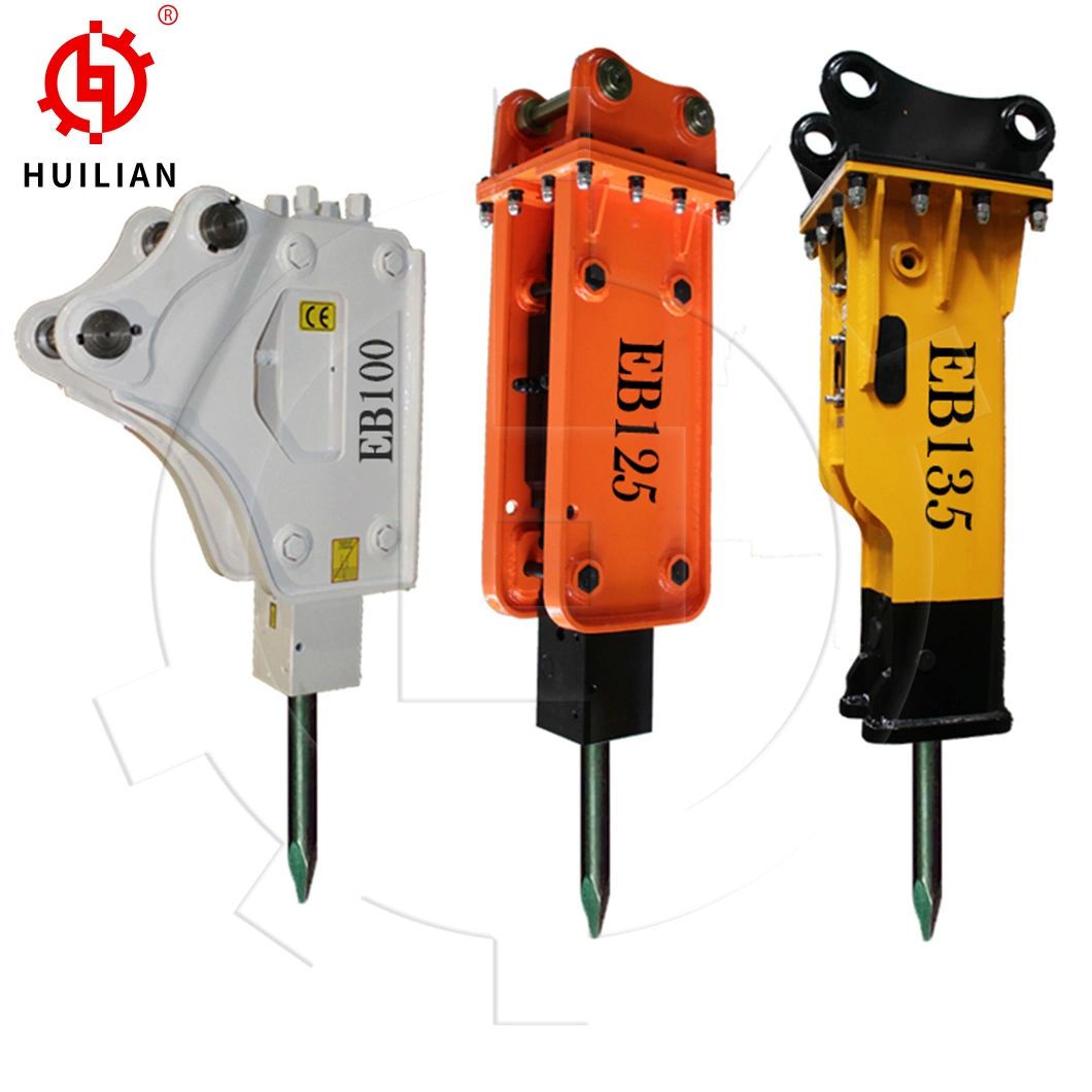 Eb-100 Hydraulic Breaker Box Open Type with Chisel for 10- 26 Tons Excavator Rock Hammer