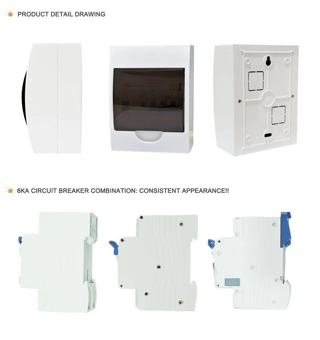 6ka Series MCB&RCCB&RCBO Series Unified Appearance Size Circuit Breaker