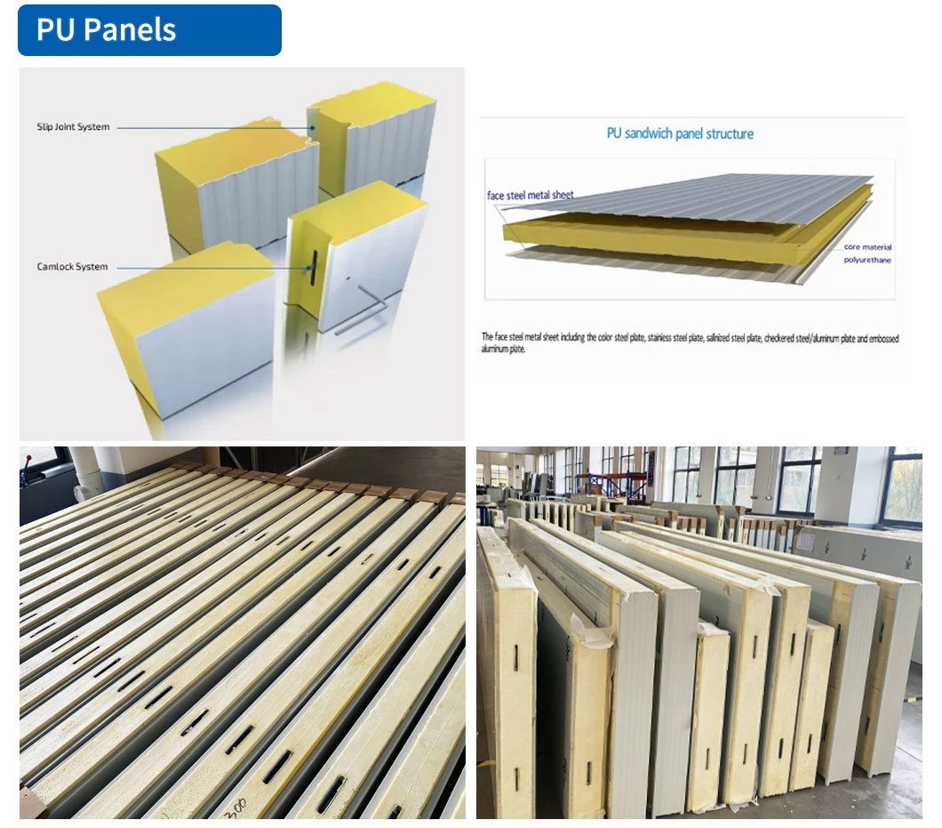 Long Service Life PU Sandwich Panel with Antirust Paint