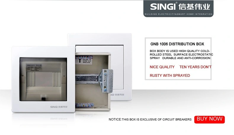 6 Ways Electrical Distribution Box Transparent Plastic Box Gnb Power Distribution Box Size