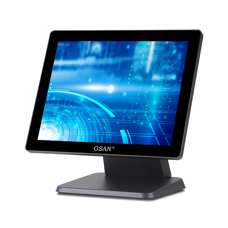 Factory Price 15 Inch Capacitive Screen Touch Monitor Single Screen