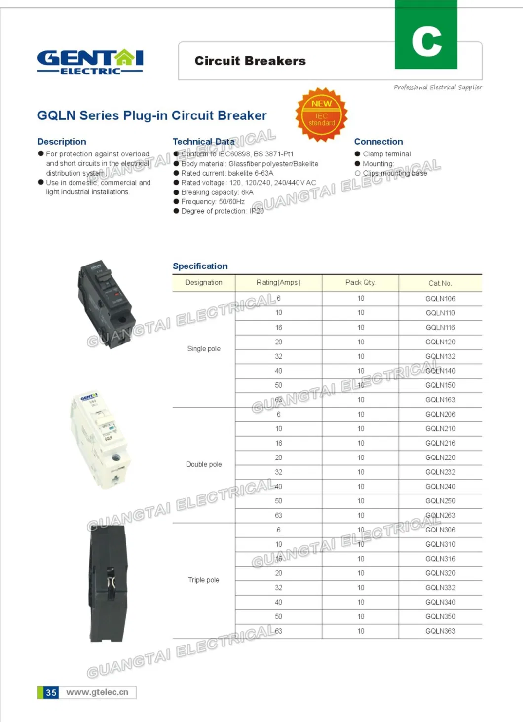 Tls-4 Economy Ge Type Plug in Panel Box