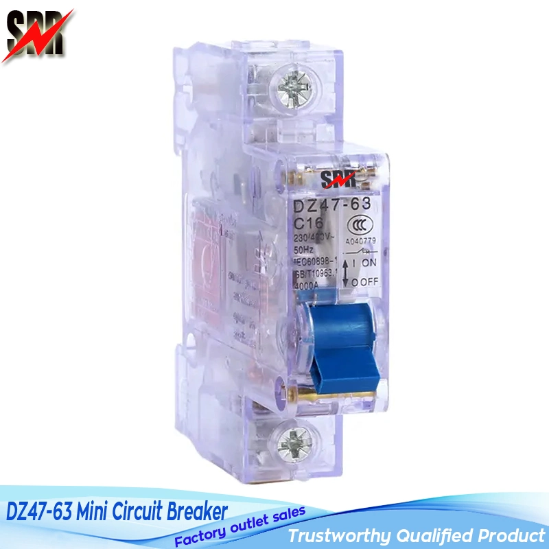 Dz47-63 1p, 2p, 3p, 4p Mini Circuit Breaker (DZ47 1P 2P 3P 4P MCB) , Dz47-63 Series Miniature Circuit Breakers