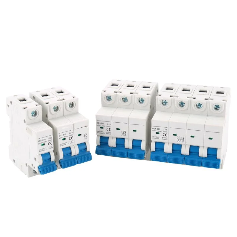 Dz47-63 AC 63A 1p Single Phase Circuit Breakers MCB