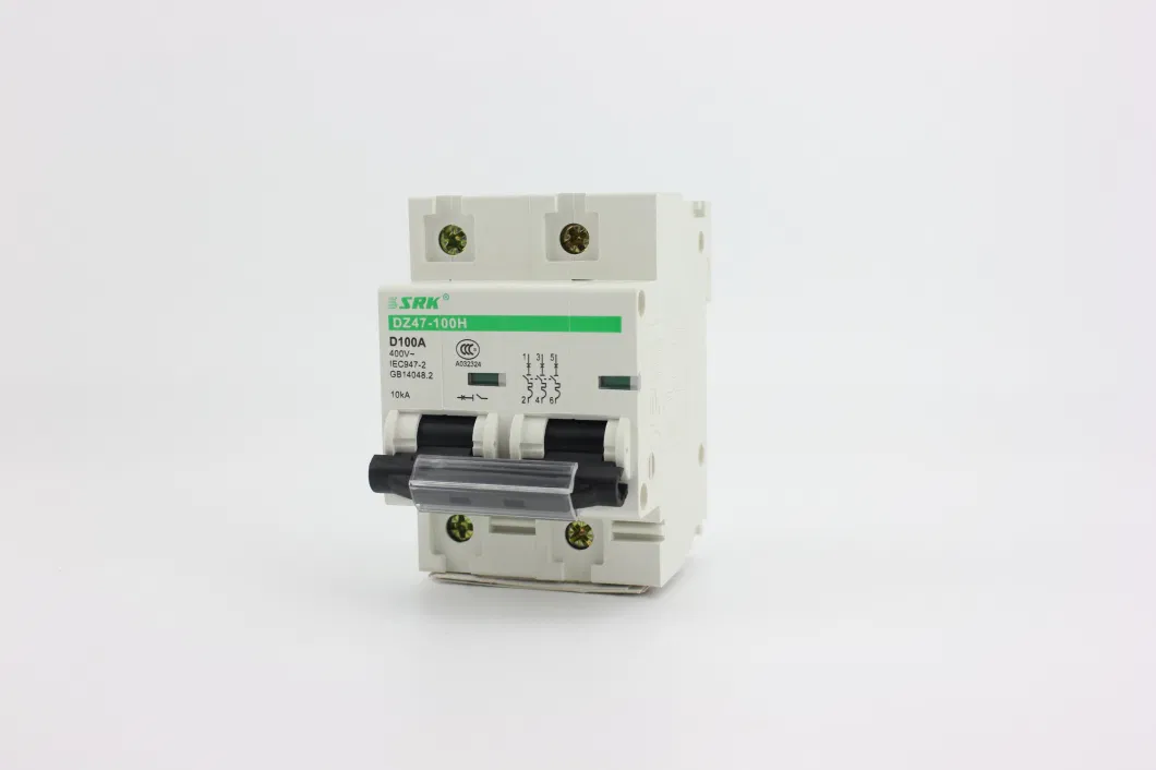 5-Year Warranty Overload Protection 400V 415V 2p 80A 100A 125A MCB Circuit Breaker