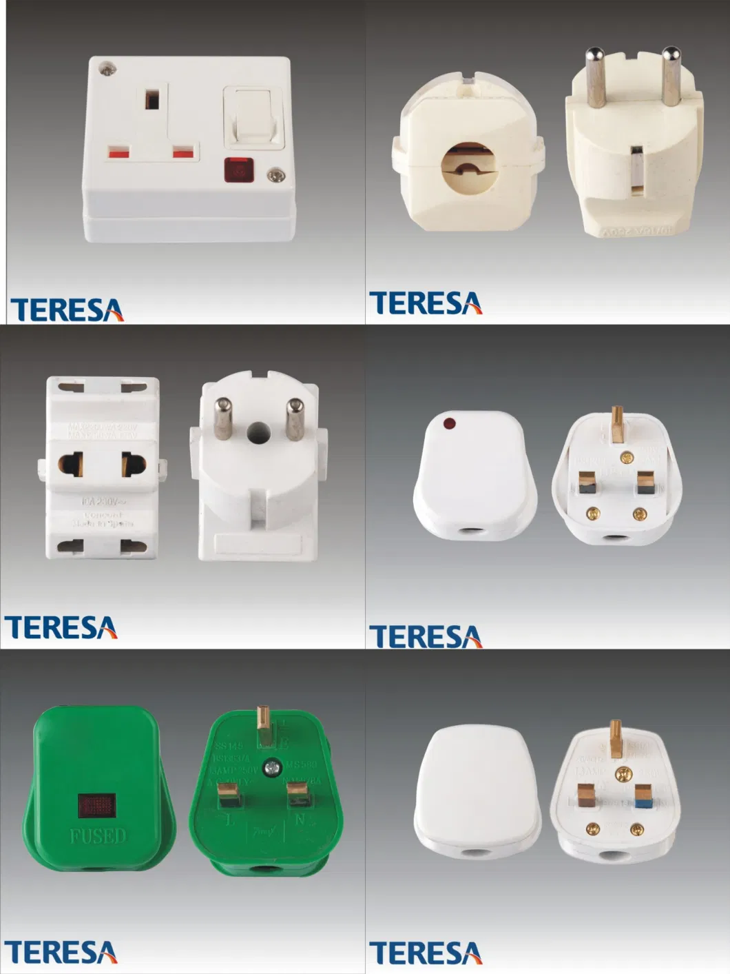 Factory Price Safety and Practical UK Power Electric 13A Socket Power Plug