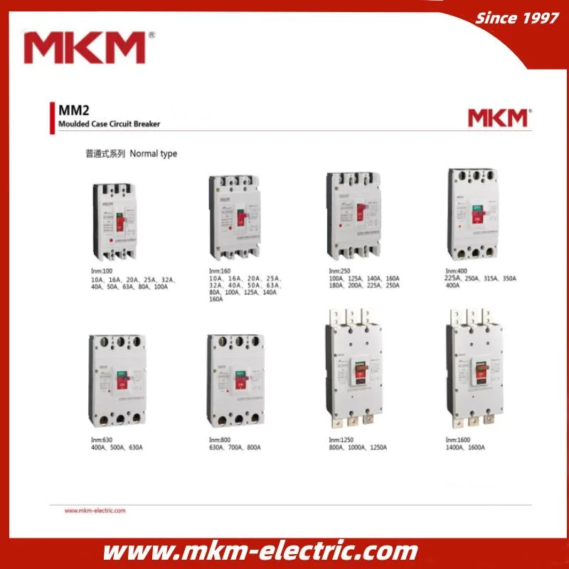 Electrical Circuit Breaker Cm1 1250A 1600A / MCCB